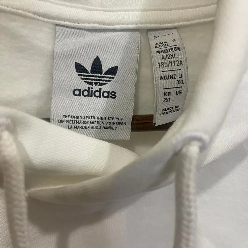 Adidas Men's White Mount Fuji Hoodie